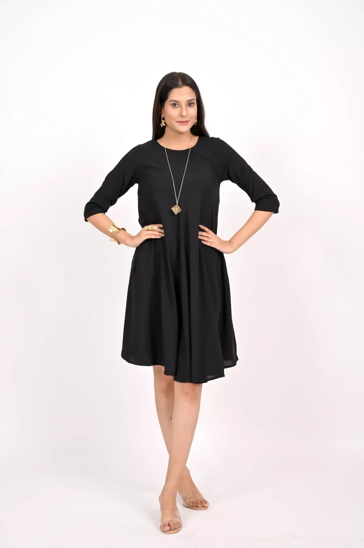 Special Discount GEORGETTE FLAIRED DRESS
