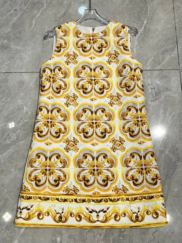 Year-End Clearance Jacquard Dress