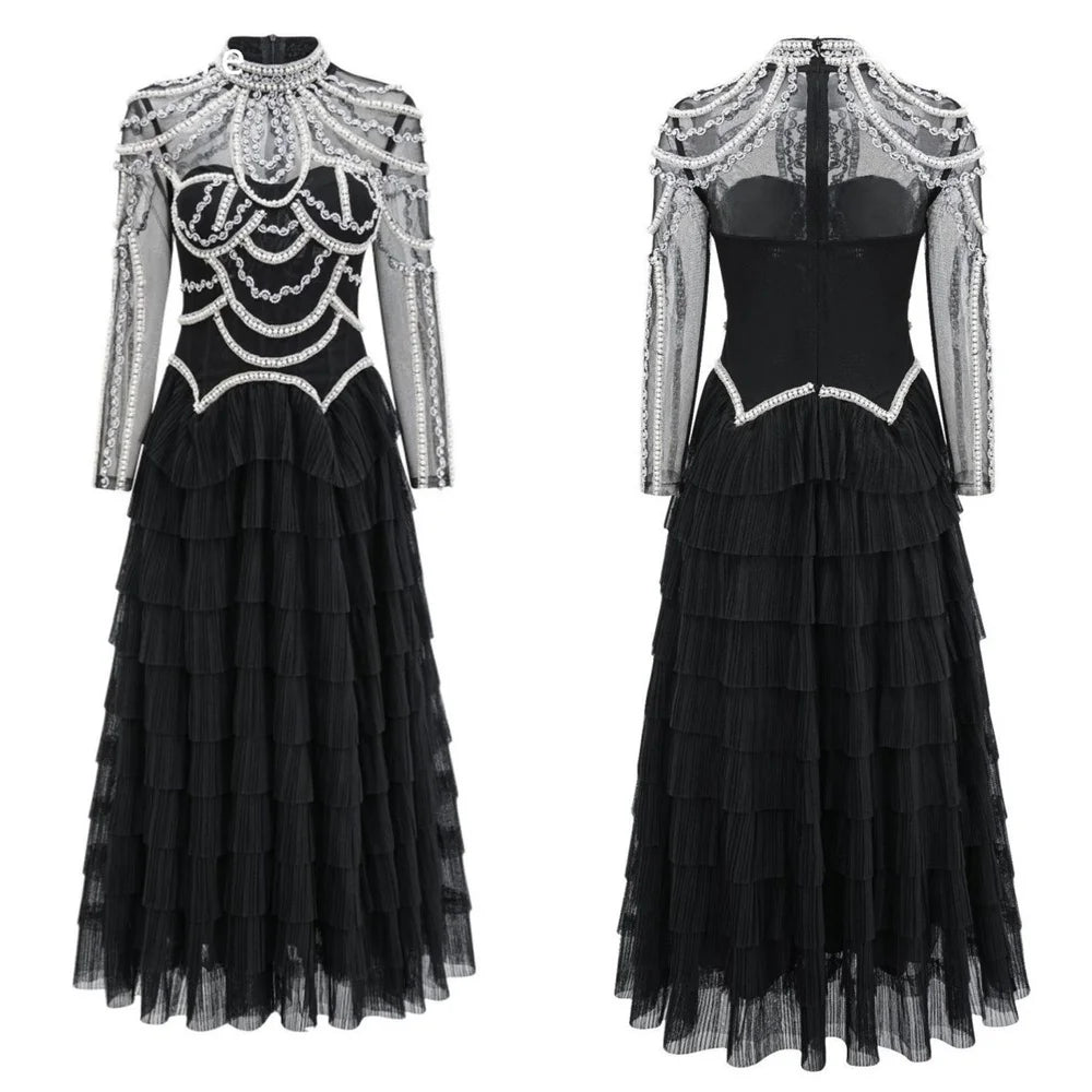 Crazy Savings Jewel A-line Ankle Length Skirts Tulle Dresses