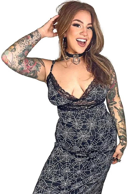 Factory Direct Sale Spiderweb | SLIP AWAY DRESS*