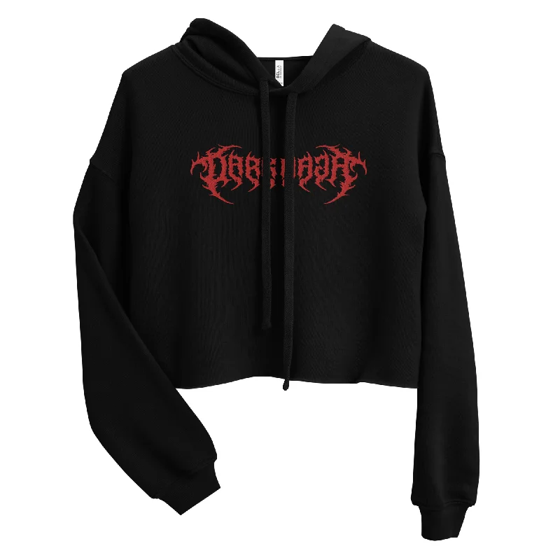 Dark MAGA Crop Hoodie