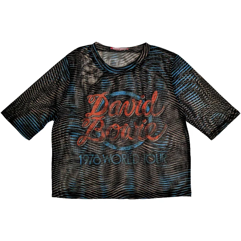 Limited Availability David Bowie Crop Top - 1979 World Tour