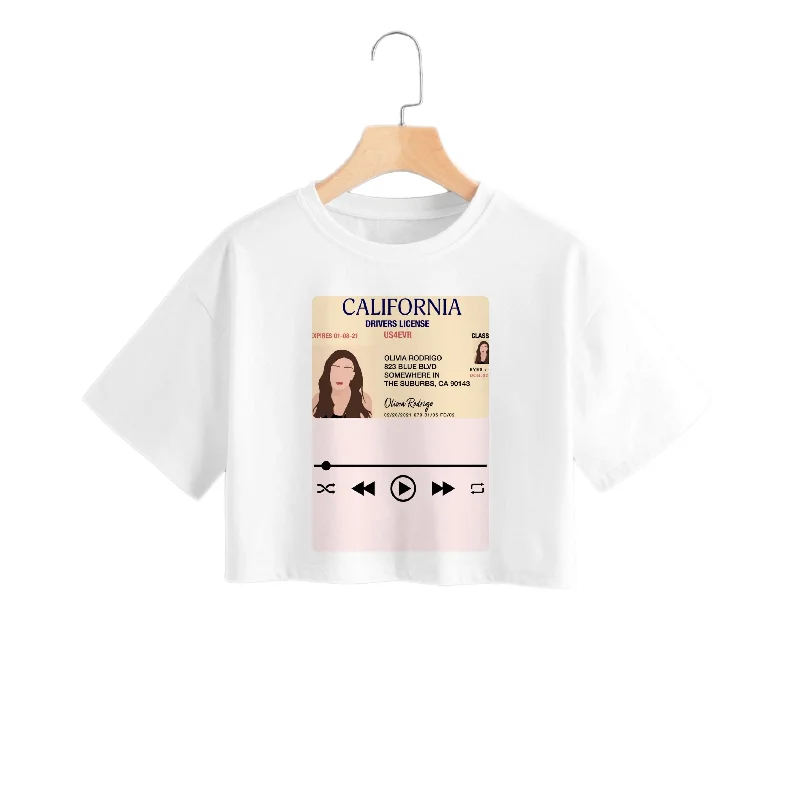 Drivers License - Olivia TikTok Crop Top