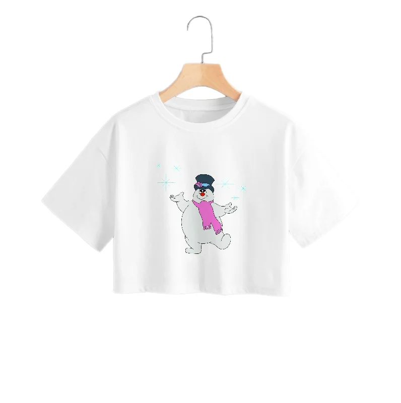 Price Slash Frosty - Frosty The Snowman Crop Top