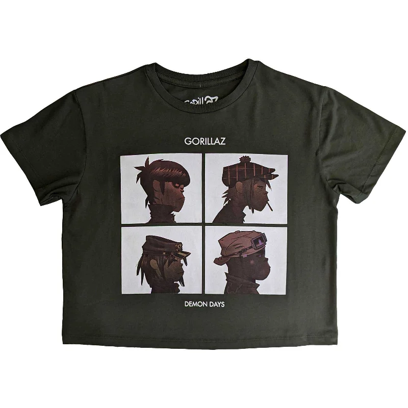 Deal Dash Gorillaz Crop Top - Demon Days