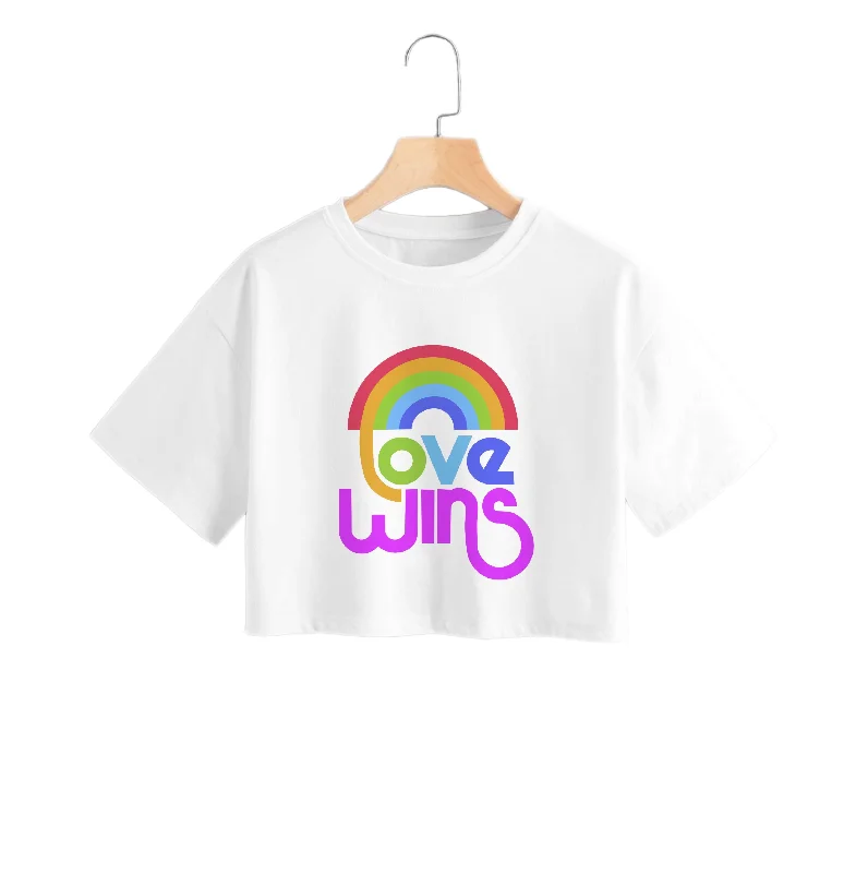 Love Wins - Pride Crop Top