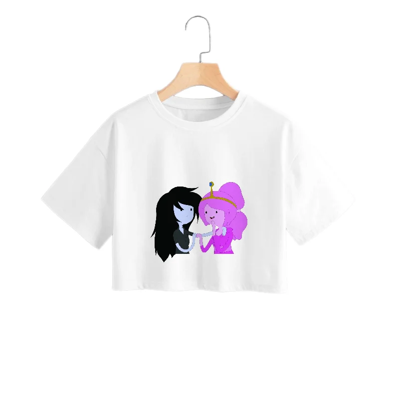 Marceline And Bubblegum Crop Top