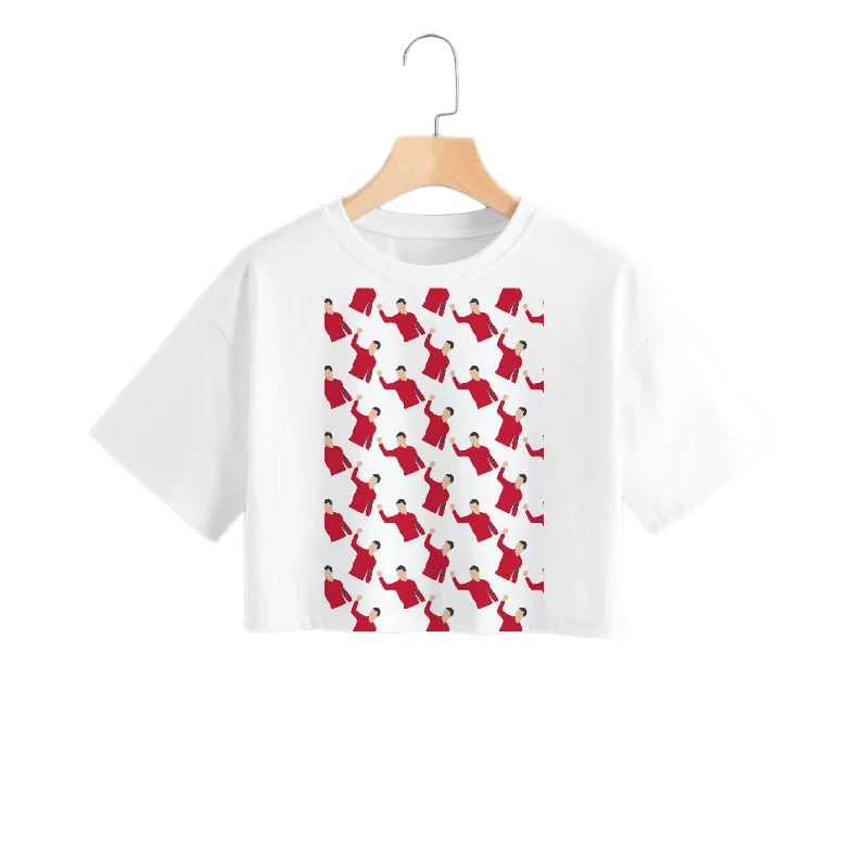 Epic Deals Pattern - Ronaldo Crop Top