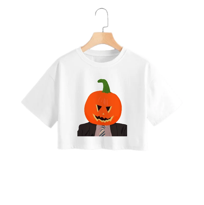 Super Bargain Pumpkin Crop Top