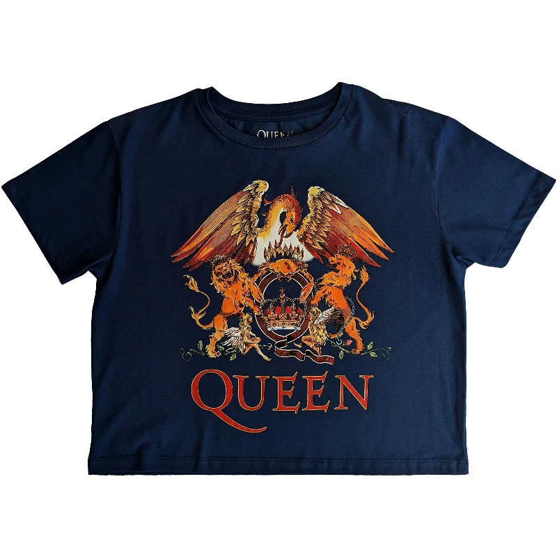 Early Access Queen Crop Top - Royal Crest