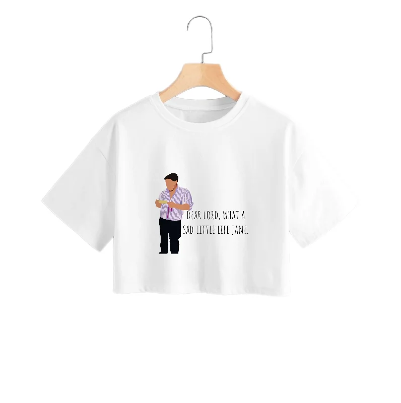 Sad Little Life Jane - British Pop Culture Crop Top