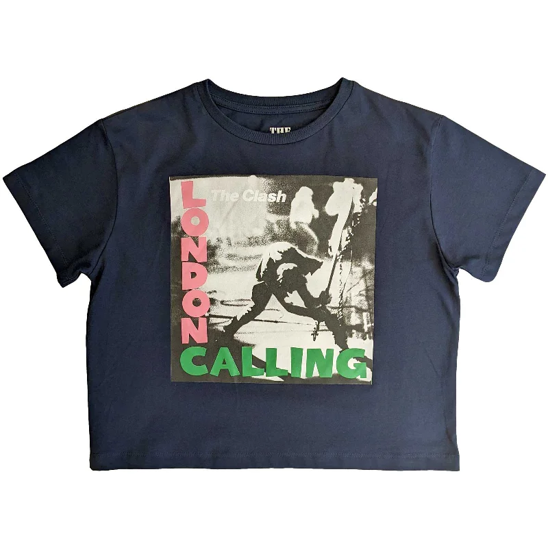 New Deals The Clash Crop Top - London Clash Calling