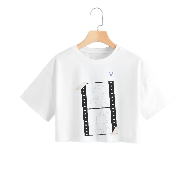 V - K Pop Crop Top