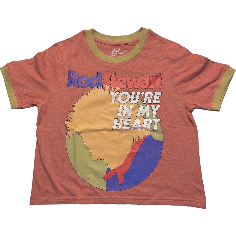 Deep Discounts Woman's Rod Stewart Crop Top - In My Heart