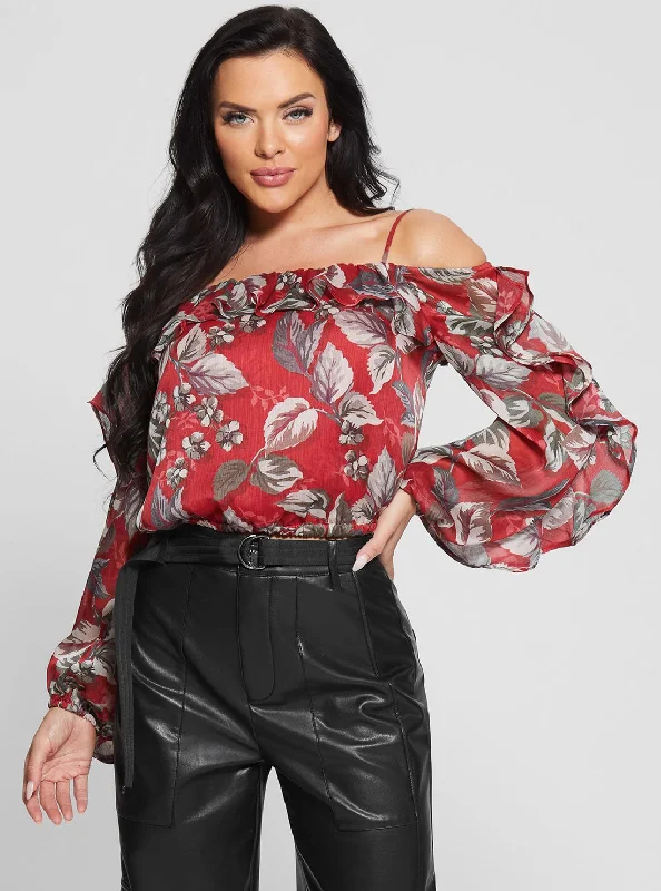 Deal of the Week Red Floral Iggy Top